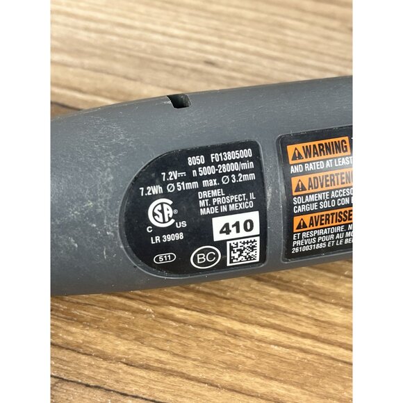 Dremel Micro 8050 Rotary Tool  - With Charger, Accessories (TESTED WORKS) - Picture 13 of 14